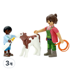 플레이모빌 듀오팩 농부와 송아지 71803, 3개