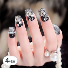 公主系列美甲貼 24片, AL42, 4組