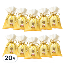 Pojangnet 傳統福袋 基本款 小, 19 金黃色, 20個