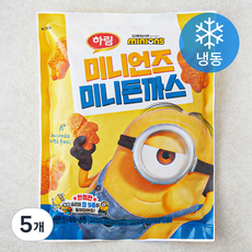 하림 미니언즈 미니 돈까스 (냉동), 400g, 5개