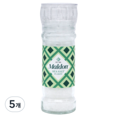 말돈 소금 그라인더, 55g, 5개