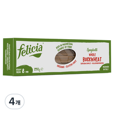 펠리시아 유기농 통메밀 스파게티, 250g, 4개