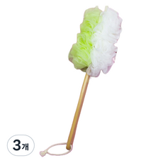 Tirona木質沐浴刷, 3個, 1入, 綠色