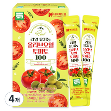 NATUREDREAM Real 有機橄欖油番茄100 14入, 4個, 280ml