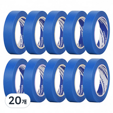 OON 마스킹 테이프 파란색 15mm, 20개