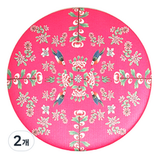 Design Gaanchae 雙面手鏡 Hwajodo 75 x 75 mm, 混色, 2個