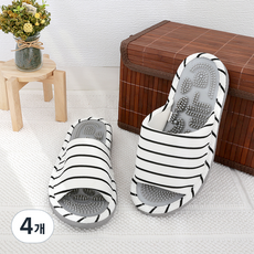 arnaldo bassini GIST 指壓室內拖鞋, 白色, 4個