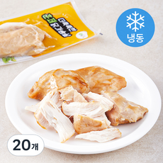 햇살닭 더촉촉한 훈제 닭가슴살 (냉동), 100g, 1개입, 20개
