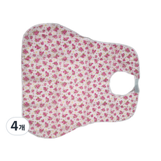 成人用圍兜, 4個, 混色