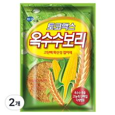토코맥스 옥수수보리 떡밥, 450g, 2개
