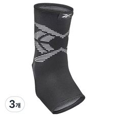 리복 발목보호대, 3개, 블랙