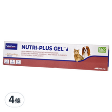 Virbac 維克 Nutri-Plus Gel 克補軟膏 120.5g 貓狗適用, 高能量補給品, 4條