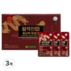 Korean Red Ginseng 豐基人蔘農協直營 活力真紅蔘液 溫和 30入, 1.5L, 3個