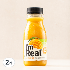 아임리얼 망고 주스, 190ml, 2개