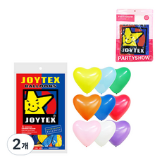 JOYTEX 派對秀 進口愛心氣球 標準 30cm 100入, 隨機出貨, 2個
