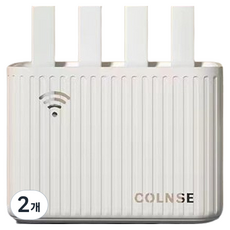 COLNSE 칸막이 공유기 벽 보관함, 화이트, 2개