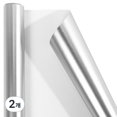 Modernat 金屬紙捲包裝紙 3m, 銀色, 2個