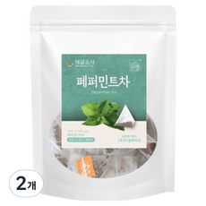 해담은티 페퍼민트차 티백, 1.2g, 2개, 30개입
