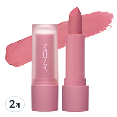 맥퀸뉴욕 파우더 매트 립스틱, 2개, 01핑크샤워