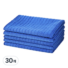 코멧 키친 다용도 극세사 행주 블루, 30개