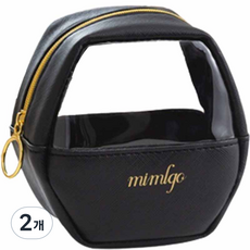 LIVING HOME DETAIL 化妝包 小號, 黑色, 2個