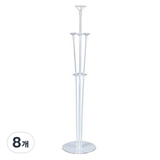 ALL THAT PARTY 氣球支架, 白色, 8個