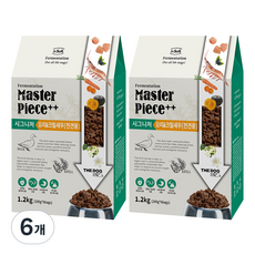 더독 전연령용 강아지 닥터 명작 시그니처 소프트사료, 오리, 1.2kg, 6개