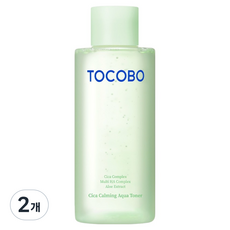 토코보 시카 카밍 아쿠아 토너, 2개, 200ml