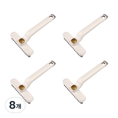 Block Mart 多功能旋轉浴室清潔刷, 白色, 8個