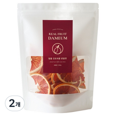 담음 건조자몽차 반달형, 100g, 2개, 1개입
