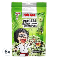 Koh-Kae 大哥 豌豆芥末口味, 6個, 85g