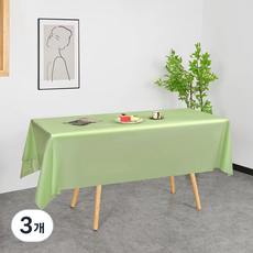 Inart 簡潔桌布, 137 x 183 公分, 3個, 淺綠色