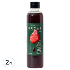 맛다랑 참치 한스푼 참치액 병, 2개, 500ml
