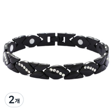 KODACHIEF 팔찌 블랙 10mm, 2개