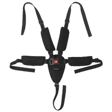 五點式安全綁帶, 1個, 黑色