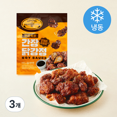 쿠즈락 한입쏙닭 간장 닭강정 데리야끼맛 (냉동), 500g, 3개