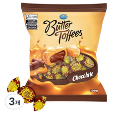 아코르 버터 토피 초코, 100g, 3개