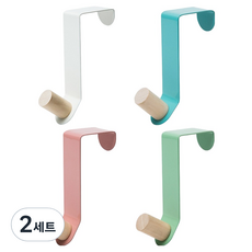 Khohimo 門用掛衣架 4件組 5W0240, 2套, 混合