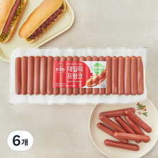 롯데햄 데일리 프랑크, 500g, 6개