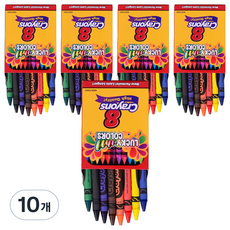루나그린 다양한 크레파스, 10개, 8색