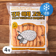 지엔씨푸드 감자 야채 고로케 (냉동), 900g, 4개