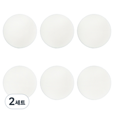 다크아이 다크니스 지갑형 고급 NBR 퍼프 원형 6p + 지퍼백 세트, 2세트, 단일색상(퍼프), 혼합색상(지퍼백)