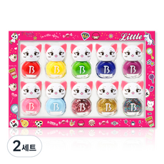 Bobble Kids 美甲貓兒童美甲禮品套組 10p, 混色, 2組