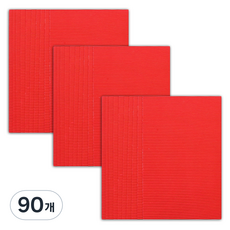 MaDaKkuMi 彩色瓦楞紙, 紅色, 90個