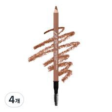 클리오 킬브로우 왁스리스 파우더 펜슬 1.85g, 4호 핑크브라운, 4개