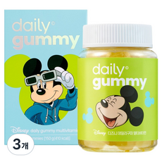 Daily 迪士尼小熊軟糖綜合維他命 150g, 3個, 60錠