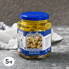 알미토 페타 치즈 허브 엔 스파이스 치즈, 280g, 5개