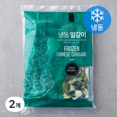 냉동 얼갈이 (냉동), 1kg, 2개