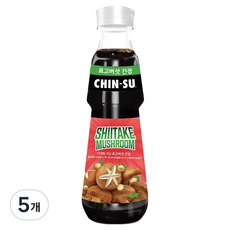 CHIN-SU 香菇醬油, 5個, 330ml