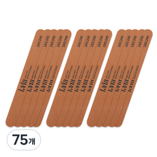 엘비아 네일 우드파일 180/240그릿, 75개, 가넷